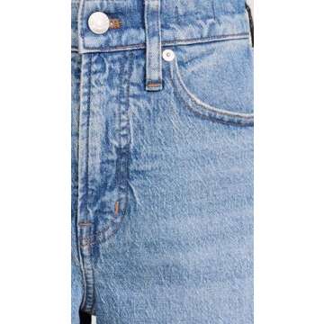Madewell Women's The Perfect Vintage Wide Leg Jeans, Enmore Wash, Blue, 25