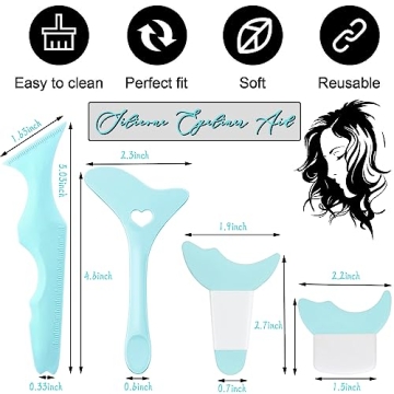 4Pcs Reusable Eyeliner Stencils - Perfect Makeup Tool