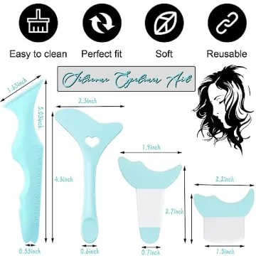 4Pcs Reusable Eyeliner Stencils - Perfect Makeup Tool
