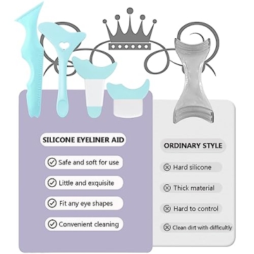 4Pcs Reusable Eyeliner Stencils - Perfect Makeup Tool