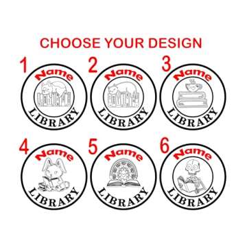 Name Library Sign 3D Printed Book Nook Decor with Stand, Unique Bookshelf Sign for Readers, Bookshel...