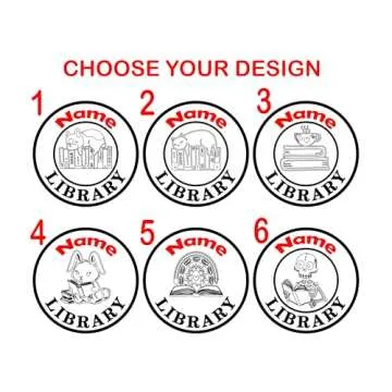 Name Library Sign 3D Printed Book Nook Decor with Stand, Unique Bookshelf Sign for Readers, Bookshel...