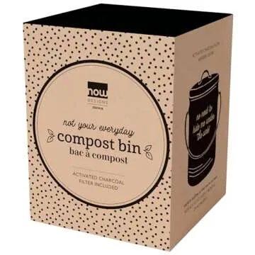 Now Designs Vintage Compost Bin - Eco-Friendly Kitchen Must-Have