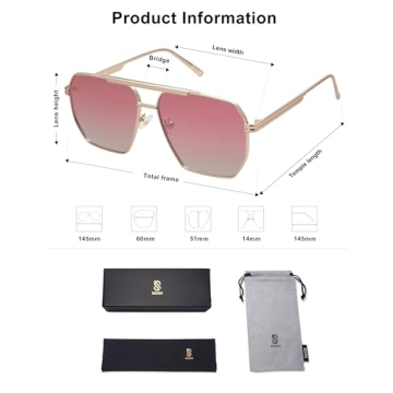 Shop SOJOS Retro Oversized Polarized Sunglasses for All