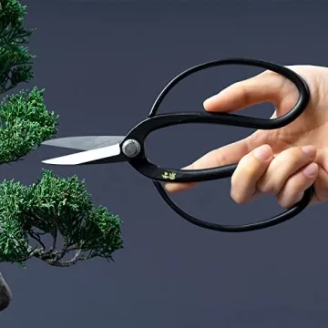 Wazakura Yasugi Steel Bonsai Scissors - Japanese Gardening Tools