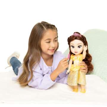 Disney Princess My Friend Belle Doll 14 inch Tall Includes Removable Outfit, Tiara, Shoes & Brush