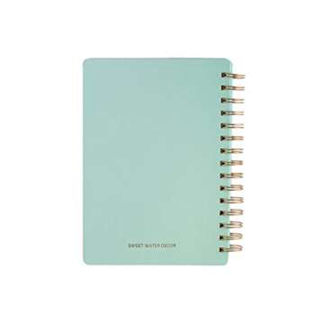 Sweet Water Decor Boss Lady Mint Spiral Notebook Motivational Notebooks Motivation Notebook Inspiration Boss Gift For Her Inspirational Hardcover Journal Lined Paper Gifts For Women Blank Diary Books
