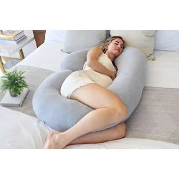 Pharmedoc U-Shape Pregnancy Pillow for Ultimate Comfort
