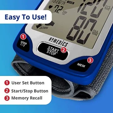 Homedics Blood Pressure Monitor for Easy Home Use
