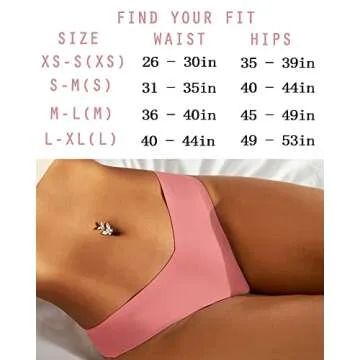 ALL OF ME Seamless Thongs for Women No Show Panties V-waisted Stretch Breathable Sexy Thong Underwear 9 Pack XS-L