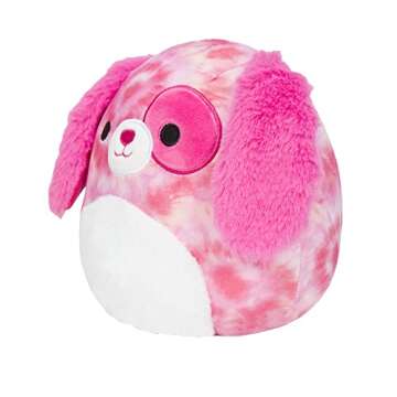 Squishmallows Original 16-Inch Detina Pink Dog with Fuzzy Ears - Large Ultrasoft Official Jazwares Plush