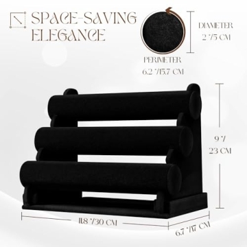 Elegant 3-Tier Jewelry Stand for Stylish Organization