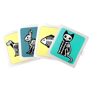 Vet Center Pretend Pet Hospital Playset- Wooden Animal Interactive Medical Checkup Set with Toy Cat, X-Ray Cards Stethoscope & Veterinarian Medical Accessories, Fun Doctor Role Play Gift for Kids