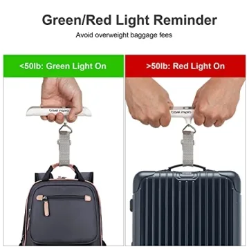 Travel Inspira Digital Luggage Scale with Overweight Alert