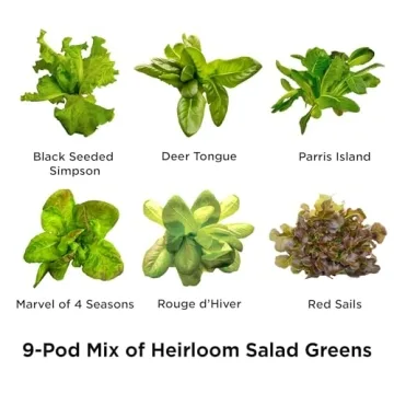 AeroGarden Heirloom Salad Greens Pod Kit for Indoor Growing
