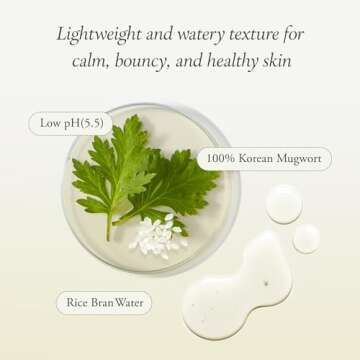 APRILSKIN Artemisia Korean Rice Toner | 100% Korean Mugwort | Hydration Boost Facial Toner | Vegan, Cruelty Free, Low pH, | No sulfates and Artificial Fragrance | Korean Skin Care | 6.76 oz