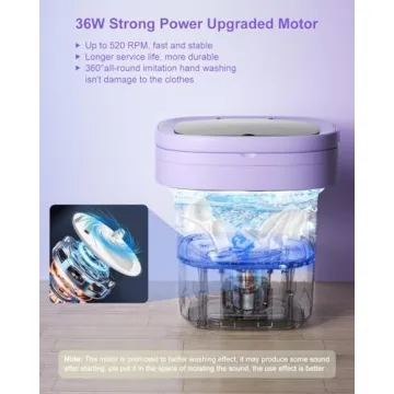 16L Portable Washing Machine for Small Spaces and Travel