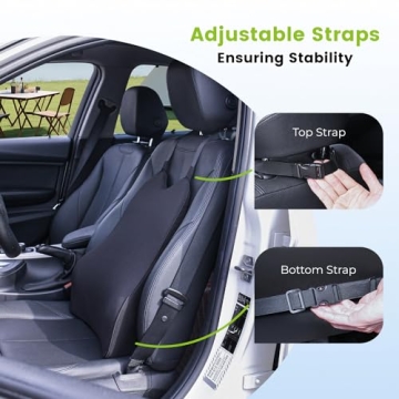 Lumbar Support Pillow for Comfortable Car Journeys