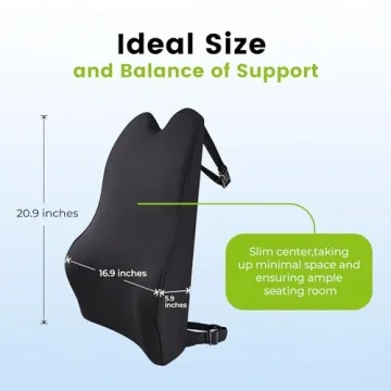 Lumbar Support Pillow for Comfortable Car Journeys