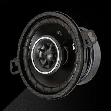 Kicker DSC350 3.5-Inch (89mm) Coaxial Speakers, 4-Ohm (Pair)