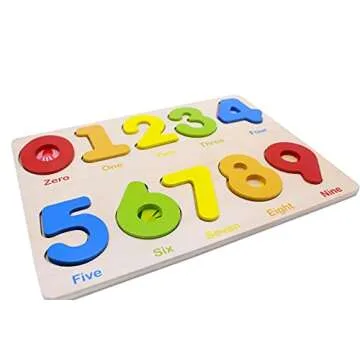 Aile Wooden Number Puzzles for Kids Age 2-4