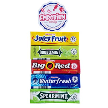 Double Mint, Spearmint, Juicy Fruit & More Gum Assortment