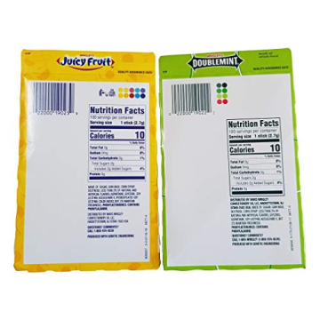 Double Mint, Spearmint, Juicy Fruit & More Gum Assortment