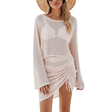 BMJL Crochet Bathing Suit Cover Up for Stylish Women