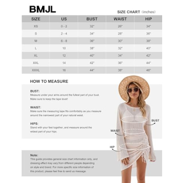 BMJL Crochet Bathing Suit Cover Up for Stylish Women