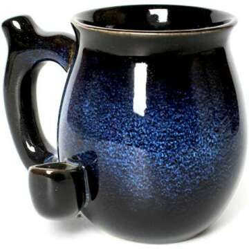 Starry Blue 15oz Unique Glazed Mug for Gifts