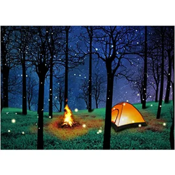 CHAIYA Enchanted Forest Camping Backdrop for Photography