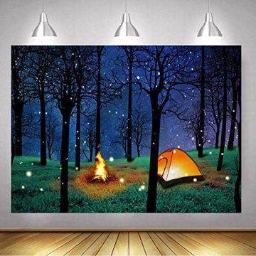 CHAIYA Enchanted Forest Camping Backdrop for Photography
