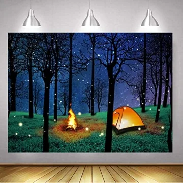 CHAIYA Enchanted Forest Camping Backdrop for Photography