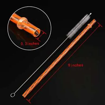 JOVITEC 60 Halloween Straws for Parties & Events