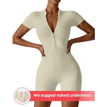 Shop YEOREO Women's Stylish Zip Up Jumpsuit Now