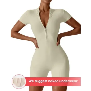 Shop YEOREO Women's Stylish Zip Up Jumpsuit Now