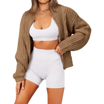 Stylish PRETTYGARDEN Zipper Cardigan for Fall Fashion