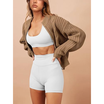 Stylish PRETTYGARDEN Zipper Cardigan for Fall Fashion