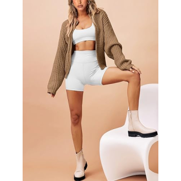 Stylish PRETTYGARDEN Zipper Cardigan for Fall Fashion