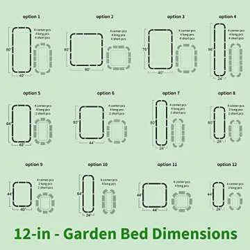 Olle 12-in-1 Galvanized Planter for Versatile Gardening