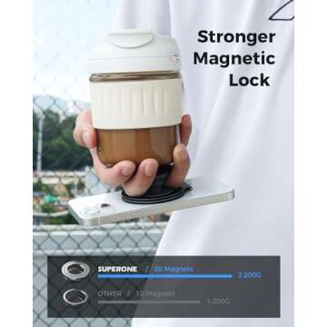 SUPERONE Magnetic Base R Stand for iPhone 16-12 Series