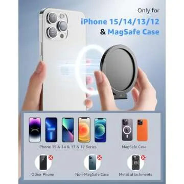 SUPERONE Magnetic Base R Stand for iPhone 16-12 Series