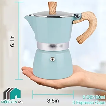 MORDEN MS Moka Pot Stovetop Espresso Maker for Italian Coffee