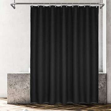 Barossa Design Extra-Long Shower Curtain, Hotel Luxury Spa