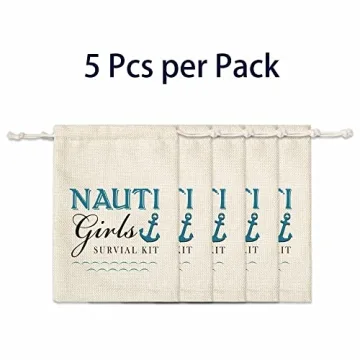 Nautical Hangover Kit Gift Bags for Bridal Showers & Parties