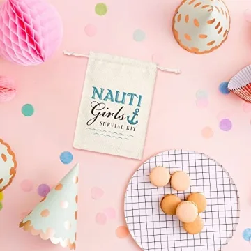 Nautical Hangover Kit Gift Bags for Bridal Showers & Parties