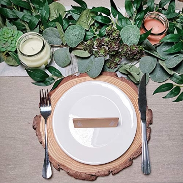 Windiy 5.5' Eucalyptus Faux Garland for Weddings and Home