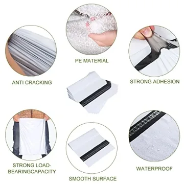 Durable SJPACK Poly Mailers - 100-Count Shipping Bags