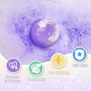 Bath Bombs for Kids with Surprise Inside, 32 Pack Bath Bombs with Land & Sea Animal Toys, Handmade Fizzy Colorful Bubble Children Bath Ball Gift Set for Kids Birthday, Easter Day, Christmas