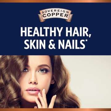 Sovereign Copper Bio-Active Copper Hydrosol, Daily+ 4-in-1 Wellness Supplement for Joint and Bone*, Hair, Skin and Nails*, Cardiovascular Health* and Energy and Metabolism Support*, 2oz